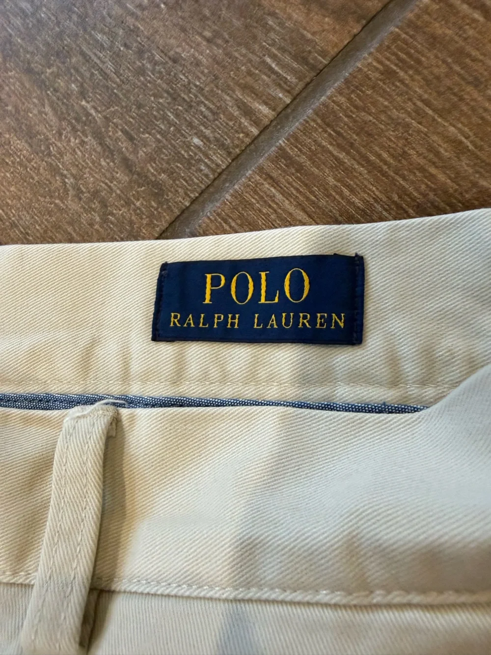 Ralph Lauren Men's Chino Shorts in Light Cream